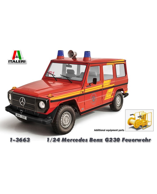 1/24 Mercedes Benz G230 Fire Truck - 1-3663