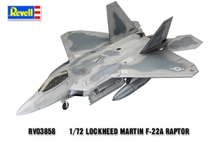 1/72 Lockheed-Martin F-22A Raptor - RV03858-model-kits-Hobbycorner