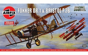 1/72 Fokker DR1 and Bristol F.2B Dogfight Double - A02141V-model-kits-Hobbycorner