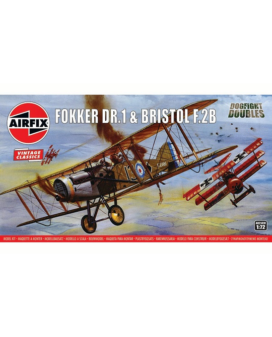 1/72 Fokker DR1 and Bristol F.2B Dogfight Double - A02141V