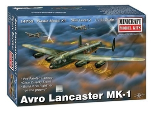 1/144 Avro Lancaster w/ Display Stand - 14753-model-kits-Hobbycorner