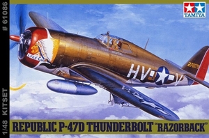 1/48 Republic P-47D Thunderbolt Razorback - 61086 -model-kits-Hobbycorner