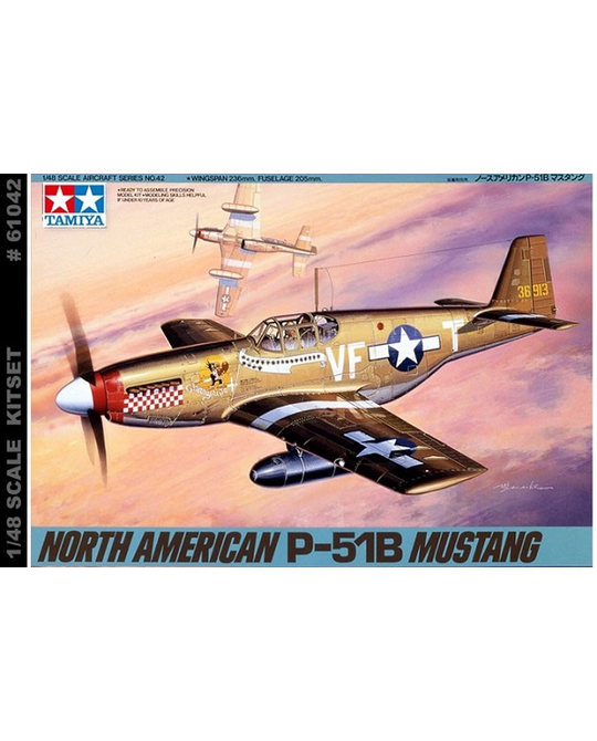 1/48 North American P-51B Mustang - 61042