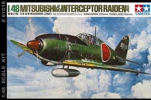 1/48 Mitsubishi J2M3 Interceptor Raiden - 61018-model-kits-Hobbycorner