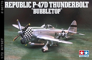 1/72 Republic P-47D Thunderbolt Bubbletop - 60770-model-kits-Hobbycorner