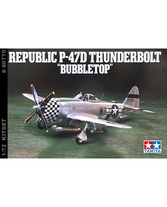 1/72 Republic P-47D Thunderbolt Bubbletop - 60770