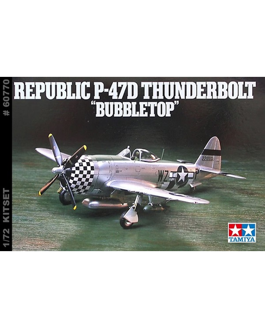 1/72 Republic P-47D Thunderbolt Bubbletop - 60770