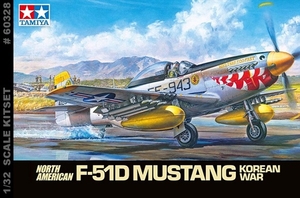 1/32 North American F-51D Mustang, Korean War - 60328-model-kits-Hobbycorner