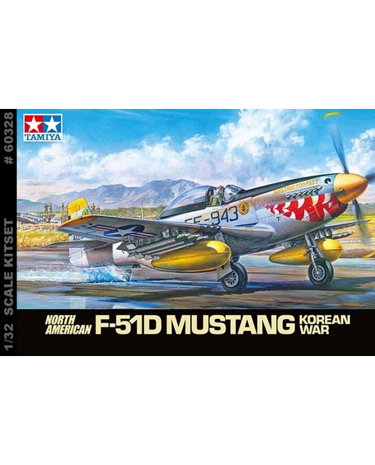 1/32 North American F-51D Mustang, Korean War - 60328