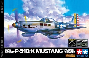 1/32 North American P-51D/K Mustang Pacific Theatre - 60323-model-kits-Hobbycorner