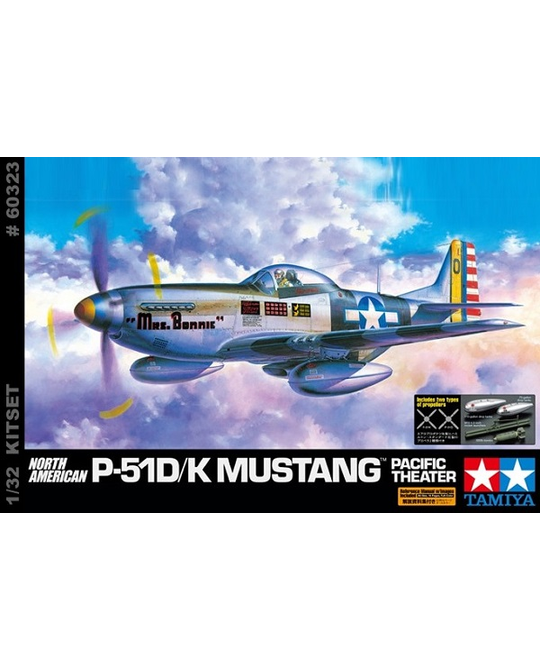 1/32 North American P-51D/K Mustang Pacific Theatre - 60323