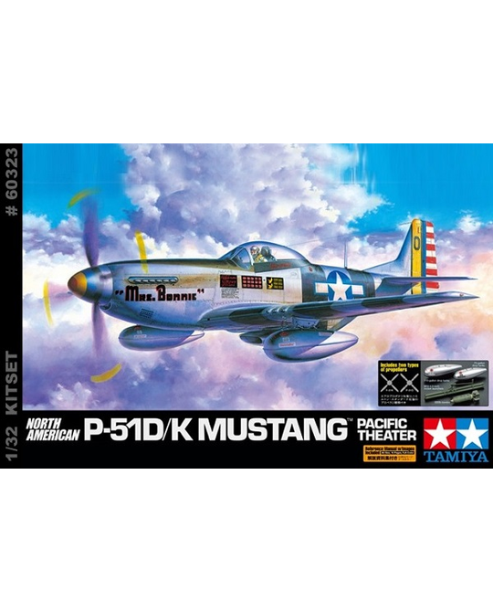 1/32 North American P-51D/K Mustang Pacific Theatre - 60323