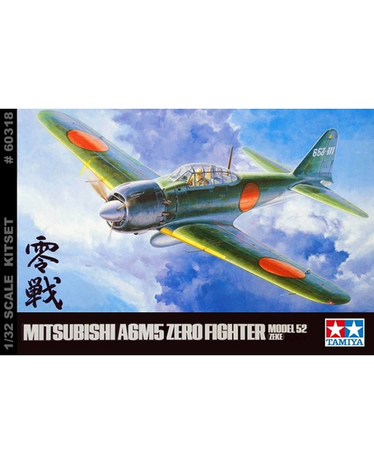 Tamiya Modellbausatz: Mitsubishi A6M5 Zero Fighter Im Maßstab 1:32 – Detailreich Mit Metallteilen