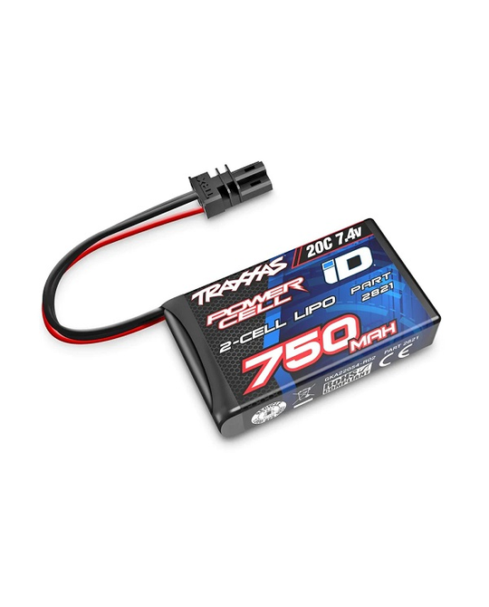 750mAh 7.4V 2-Cell 20C LiPo Battery - 2821