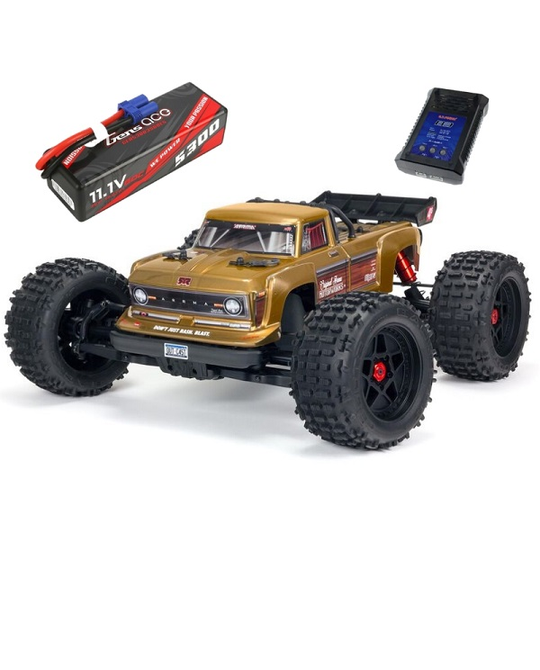 1/10 Outcast 4x4 BLX Stunt Truck with Battery and Charger - Bronze