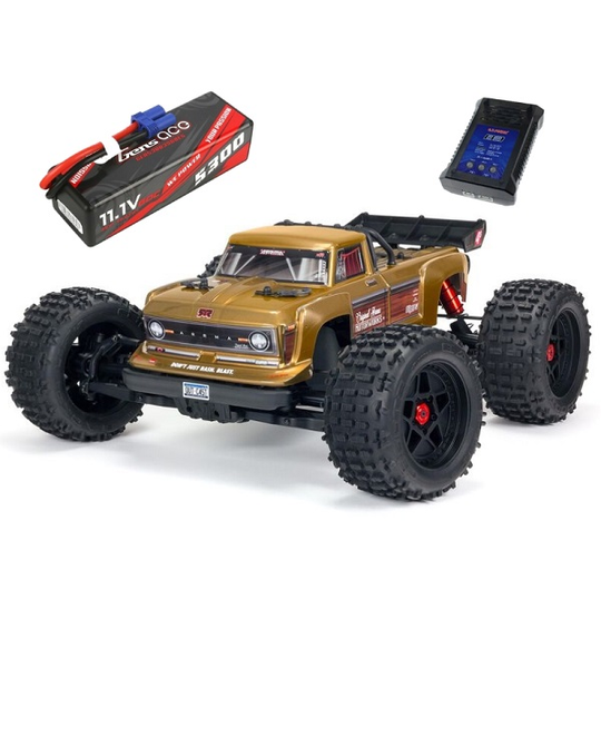 1/10 Outcast 4x4 BLX Stunt Truck with Battery and Charger - Bronze