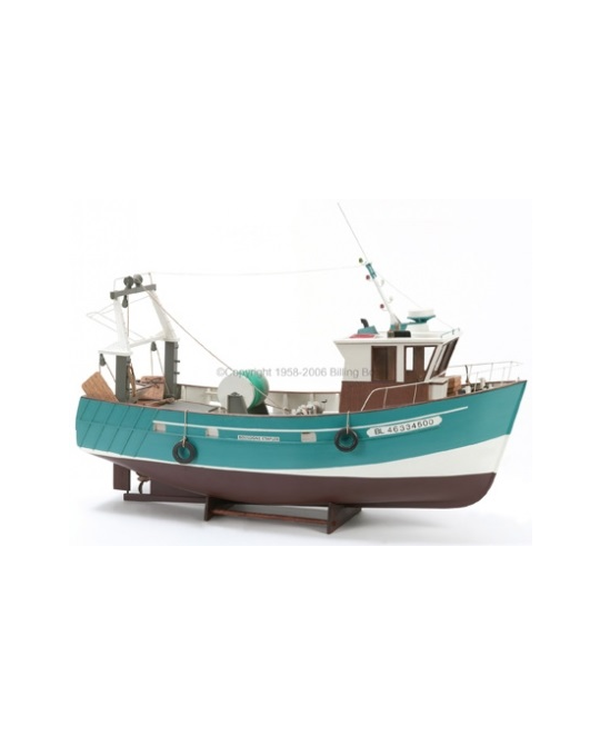 1/20 Boulogne Etaples Wooden Ship Model