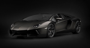 1/8 Lamborghini Aventador Roadster Nero Nemesis Kit-dicast-models-Hobbycorner