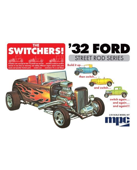 1/25 1932 Ford Switchers Roadster/Coupe Model Kit - MPC0992