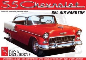 1/16 1955 Chevrolet Bel Air Hardtop Model Kit - AMT1452-model-kits-Hobbycorner