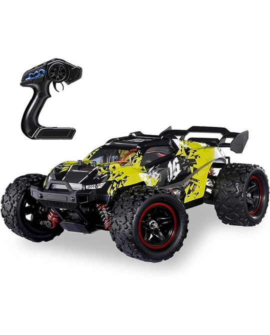 1/18 Lightning Brushless Truggy, Yellow - HS18422