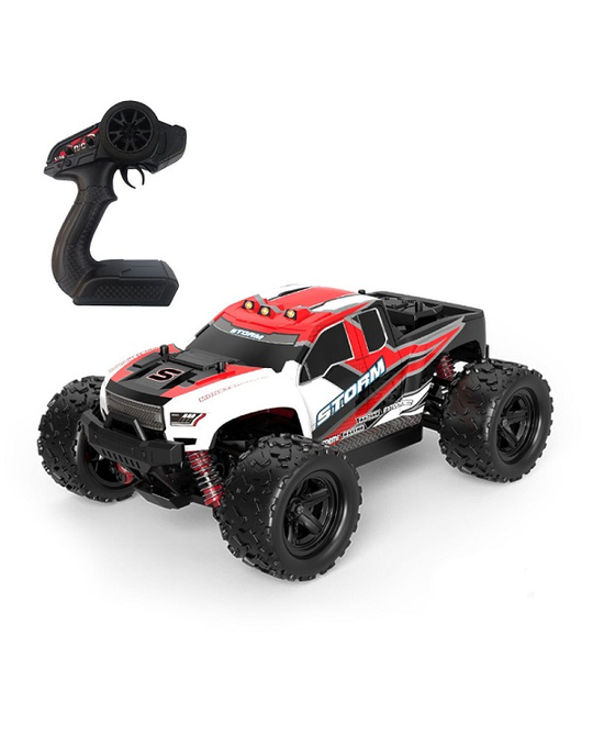 1/18 Storm Brushed Monster Truck, Red - HS18301