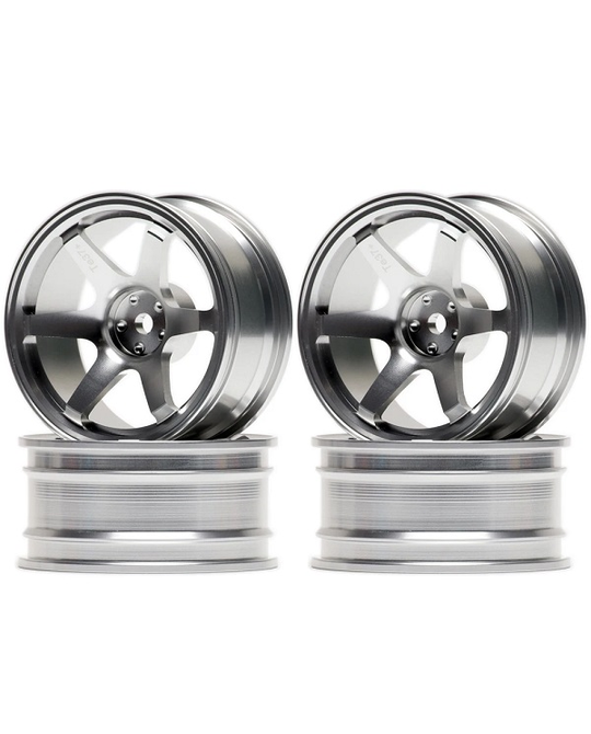 1/10 On-Road Drift Car 52mm Aluminium Allow Wheel Rim (4pc) - Gray