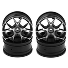 1/10 R49 Drift Car 52mm Aluminium Alloy Wheel Rim (4pc) - Black