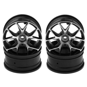 1/10 R49 Drift Car 52mm Aluminium Alloy Wheel Rim (4pc) - Black-wheels-and-tires-Hobbycorner
