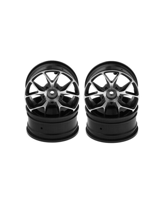 1/10 R49 Drift Car 52mm Aluminium Alloy Wheel Rim (4pc) - Black