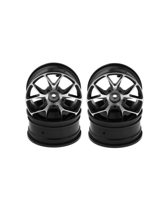 1/10 R49 Drift Car 52mm Aluminium Alloy Wheel Rim (4pc) - Black