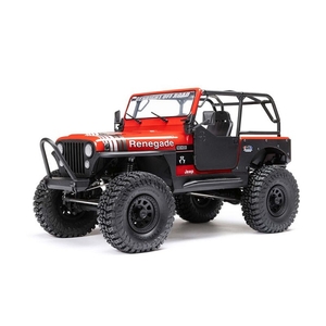 1/10 SCX10 III Jeep CJ-7 4WD Brushed RTR - Red - RC - Cars