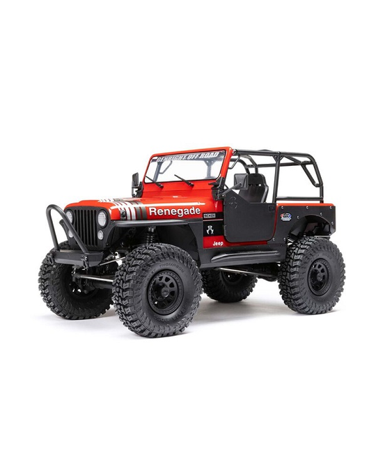 1/10 SCX10 III Jeep CJ-7 4WD Brushed RTR - Red