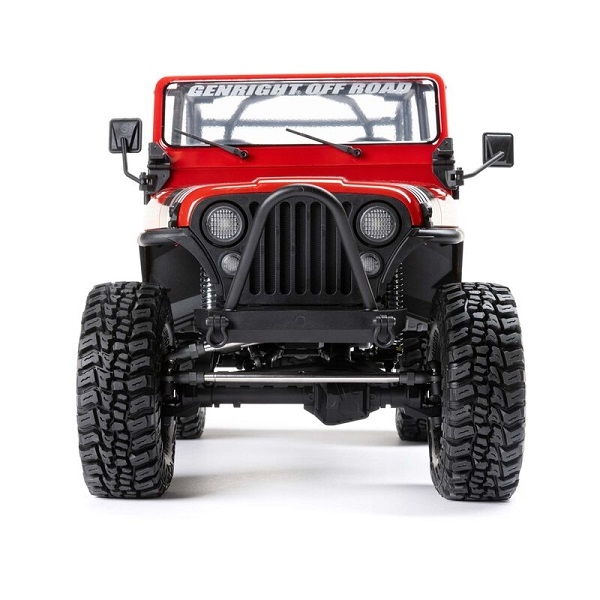 1/10 SCX10 III Jeep CJ-7 4WD Brushed RTR - Red - RC - Cars