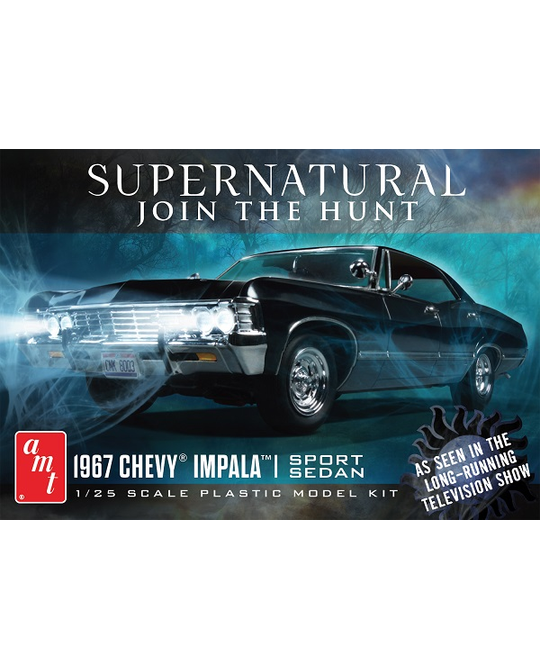 1/25 1967 Chevy Impala 'Nighthunter' from Supernatural - AMT1124