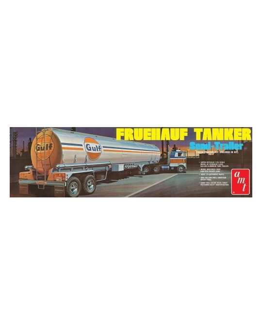 1/25 Fruehauf Tanker Gulf Scale Model - 1354