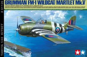 1/48 Grumman FM-1 Wildcat/Martlet Mk.V - 61126-model-kits-Hobbycorner