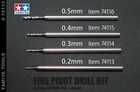 Fine Pivot Drill Bit 0.4mm Shank 1mm - 74115