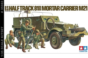 1/35 U.S Halftrack 81mm Mortar Carrier M21 - 35083-model-kits-Hobbycorner
