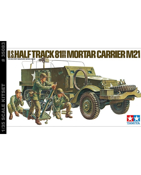 1/35 U.S Halftrack 81mm Mortar Carrier M21 - 35083