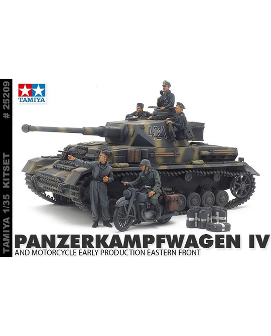 1/35 Panzer IV and Motorcycle EF - 25209