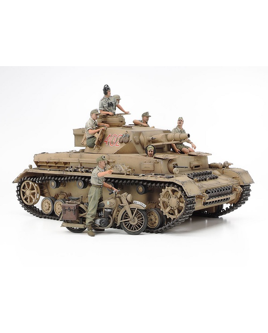 1/35 Pz.Kpfw.IV Ausf.F and Motorcycle NA - 25208