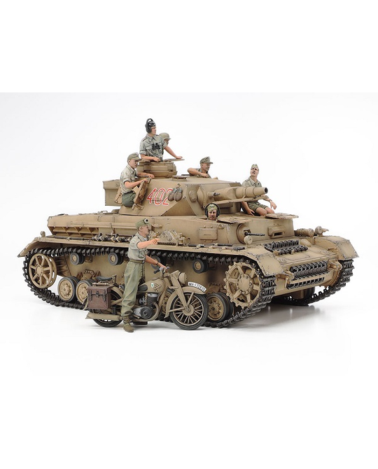 1/35 Pz.Kpfw.IV Ausf.F and Motorcycle NA - 25208