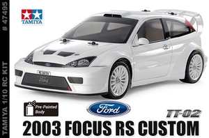 1/10 Ford Focus '03 RS Custom TT02 Kit - 47495-rc---cars-and-trucks-Hobbycorner