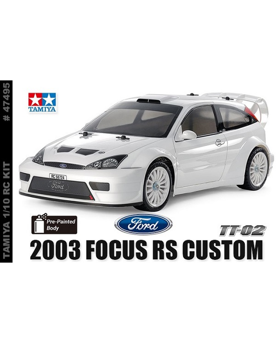 1/10 Ford Focus '03 RS Custom TT02 Kit - 47495
