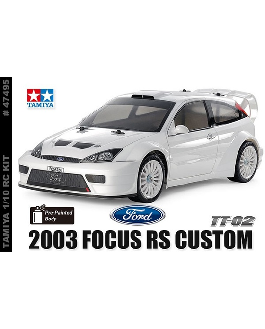 1/10 Ford Focus '03 RS Custom TT02 Kit - 47495