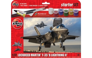 1/72 Lockheed Martin F-35B Lightning II Starter Set - A55010-model-kits-Hobbycorner