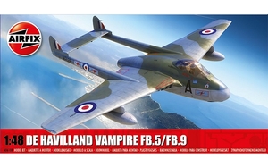 1/48 de Havilland Vampire FB.5/F.B9 - A06108-model-kits-Hobbycorner