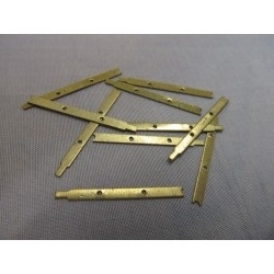 Rail Stanchion 28mm 2-Hole (10pc)-model-kits-Hobbycorner