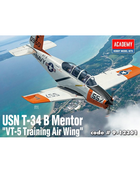 1/48 USN T-34 B Mentor VT-5 Training Air Wing - 9-12361